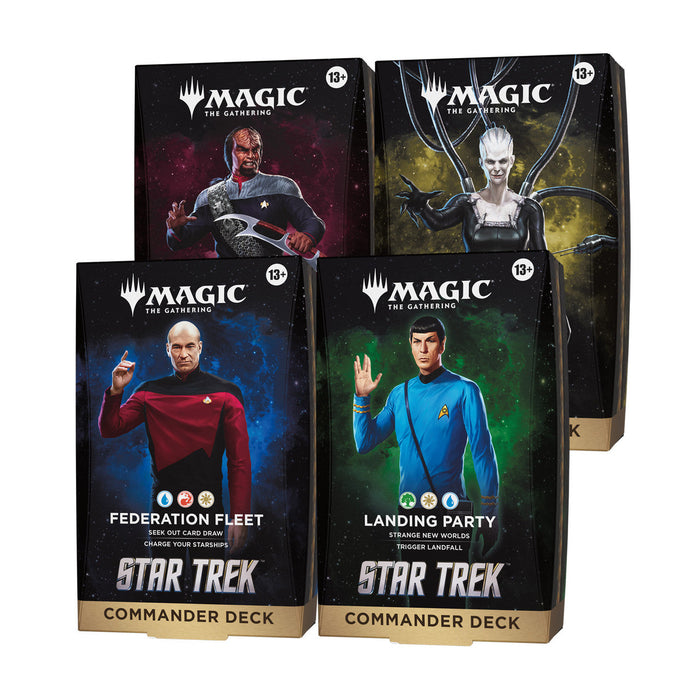 Magic: The Gathering - Star Trek Commander Deck set of 4 (PRE-ORDER)