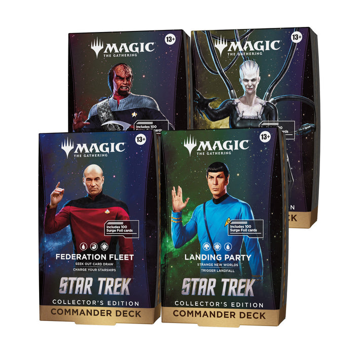Magic: The Gathering - Star Trek Collector Commander Deck set of 4 (PRE-ORDER)
