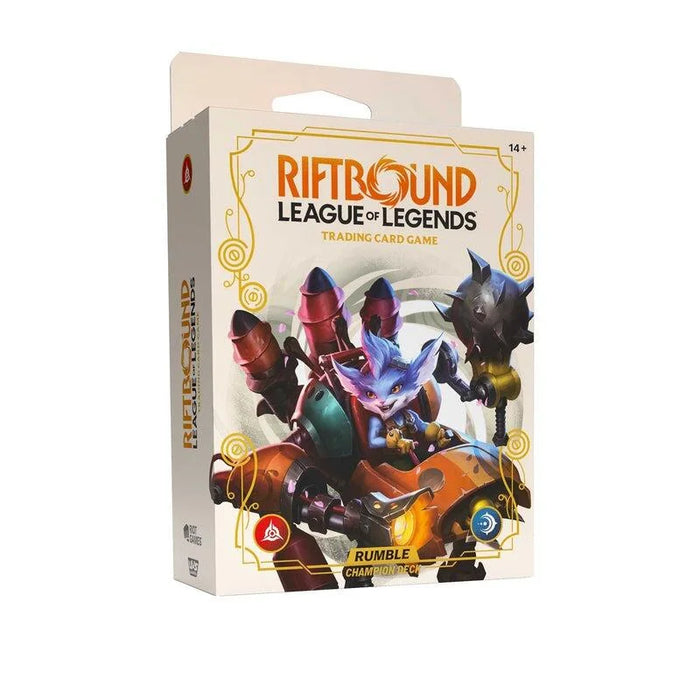Riftbound: League of Legends - Spiritforged Champion Deck - Rumble Display