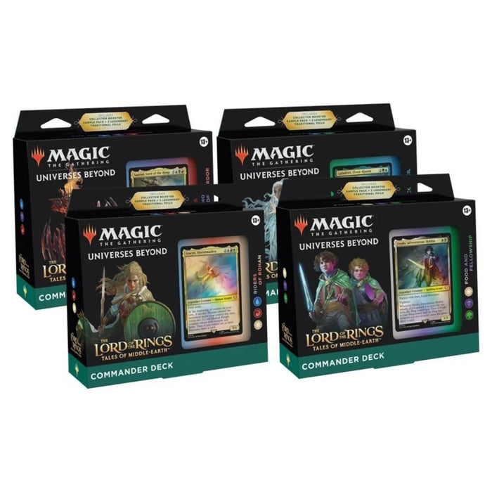 Magic: The Gathering - Lord of the Rings: Tales of Middle-Earth Commander Deck (Set of 4)